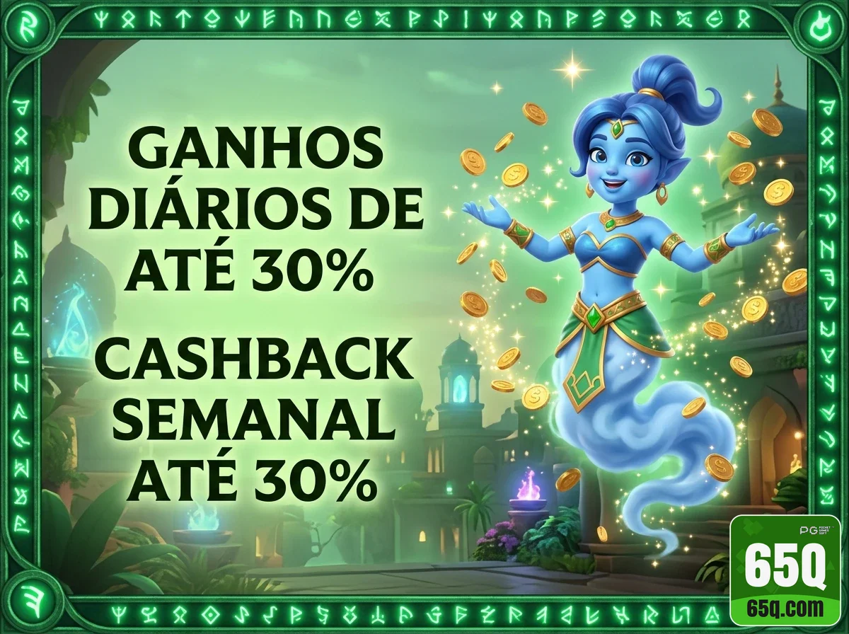 65q - bônus exclusivo - Bônus de Primeiro Depósito